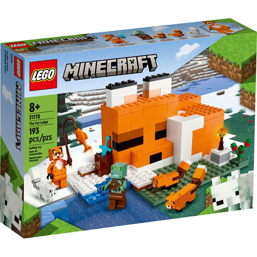 LEGO Minecraft The Fox Lodge 193 Piece Building Set (21178)