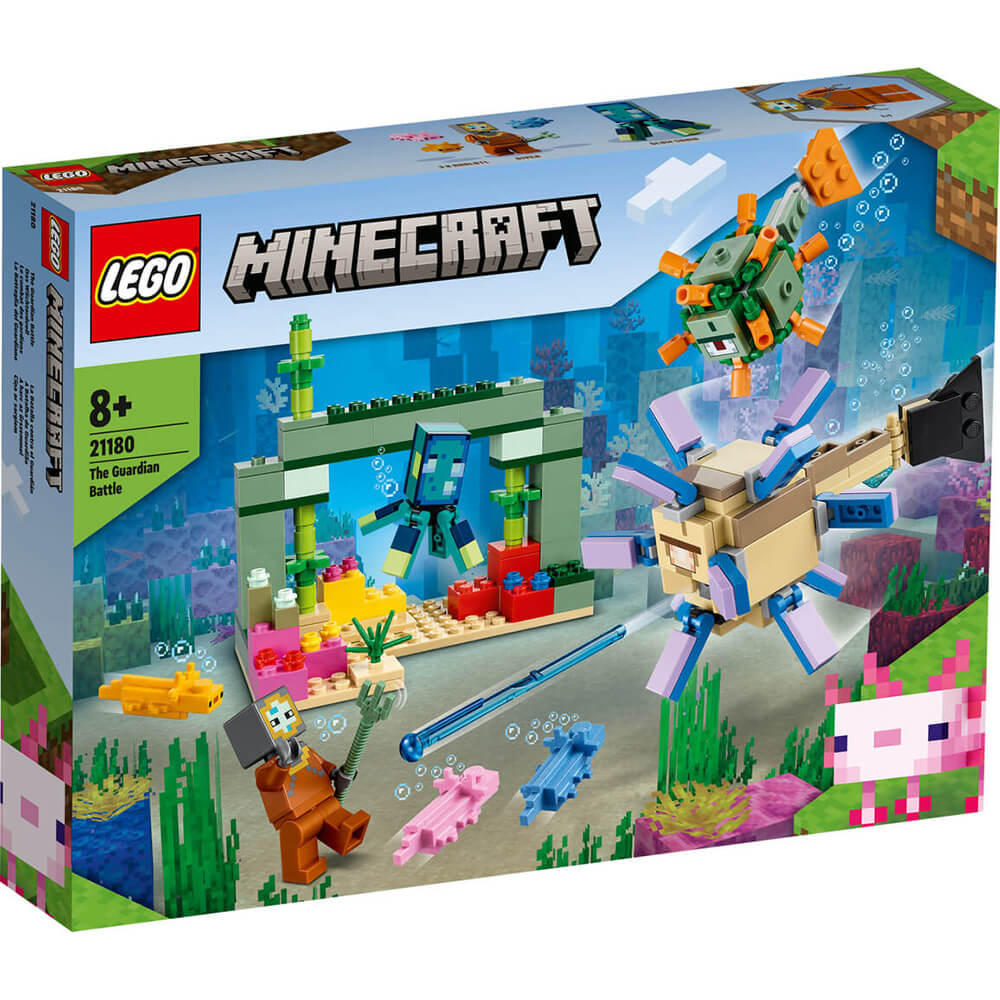 LEGO Minecraft The Guardian Battle 255 Piece Building Set (21180)