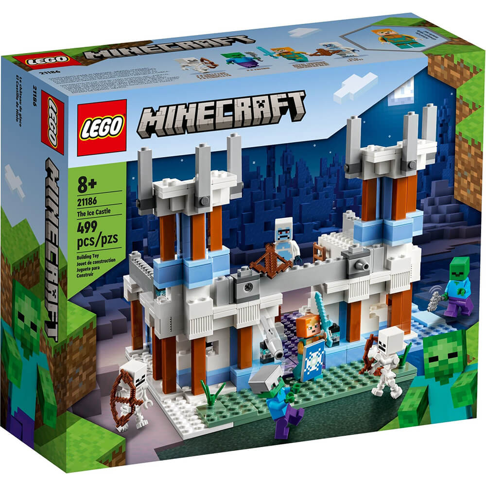 LEGO® Minecraft® The Ice Castle 21186 Building Kit (499 Pieces)