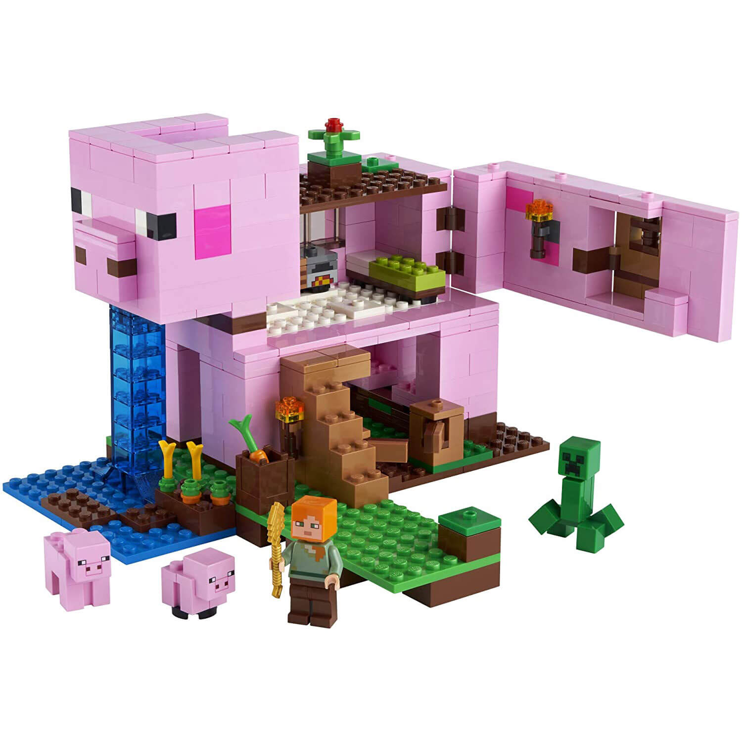 LEGO Minecraft The Pig House 490 Piece Building Set (21170)