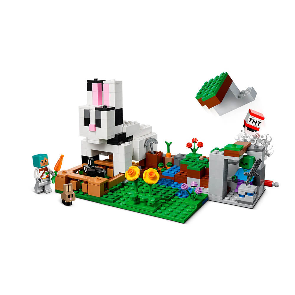 LEGO Minecraft The Rabbit Ranch 340 Piece Building Set (21181)