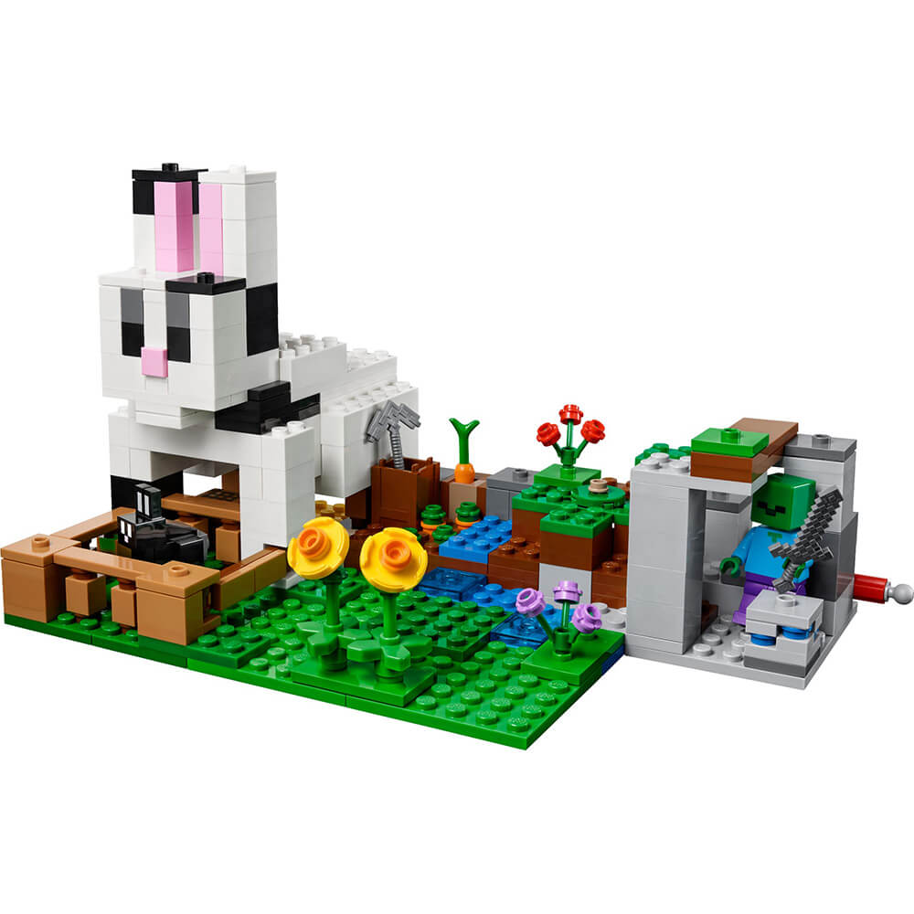 LEGO Minecraft The Rabbit Ranch 340 Piece Building Set (21181)