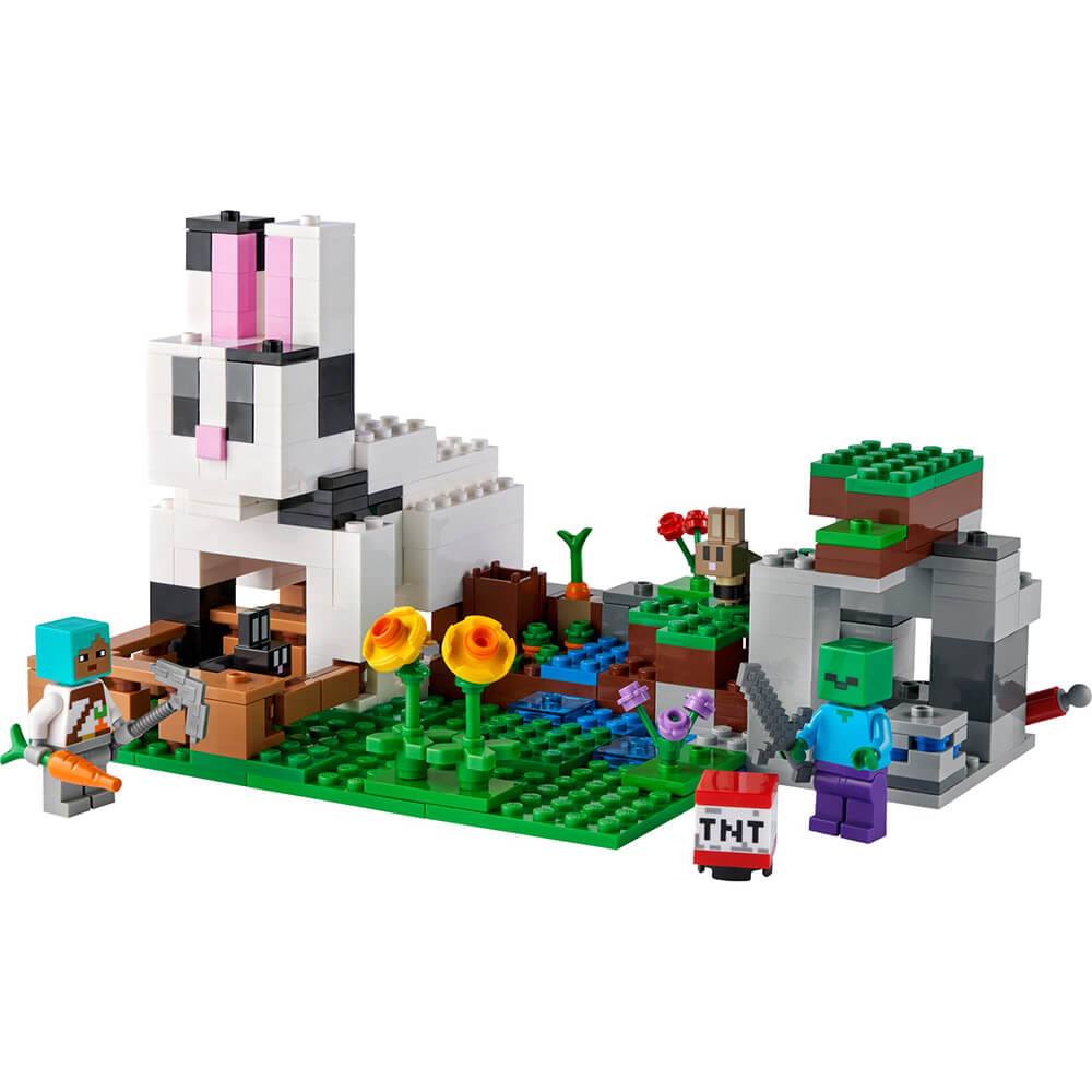 LEGO Minecraft The Rabbit Ranch 340 Piece Building Set (21181)