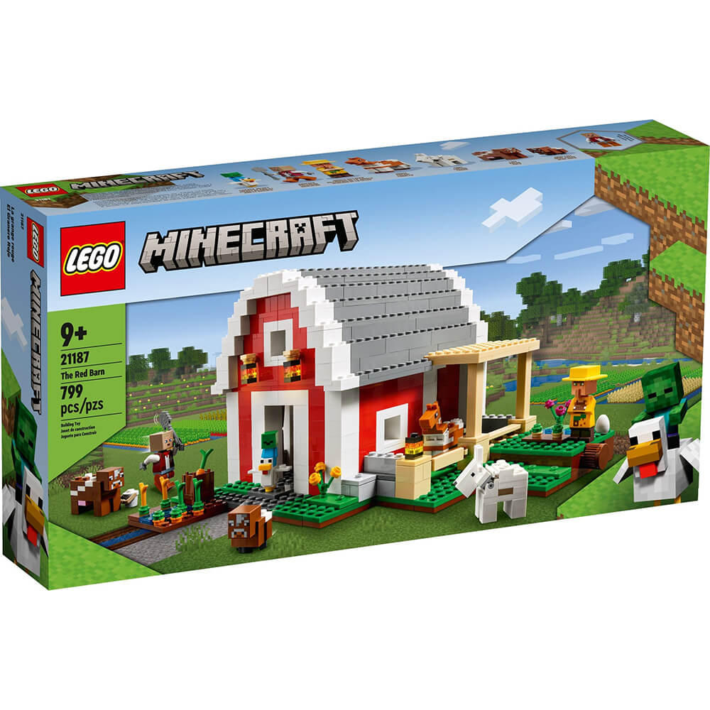 LEGO® Minecraft® The Red Barn 21187 Building Kit (799 Pieces)