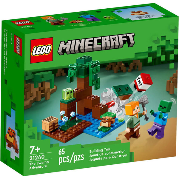 LEGO® Minecraft® The Swamp Adventure 65 Piece Building Kit (21240