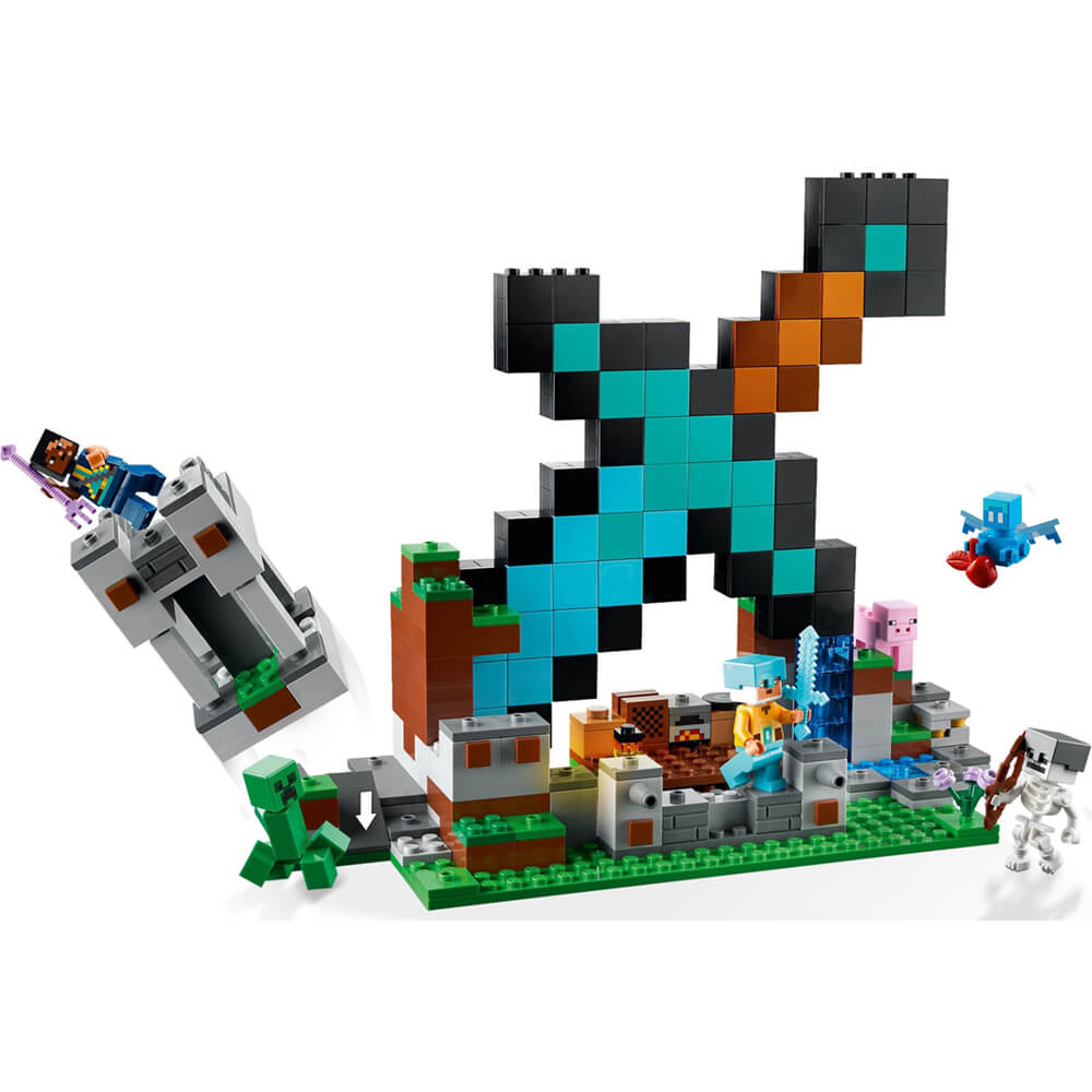 LEGO® Minecraft® The Sword Outpost 427 Piece Building Kit (21244)