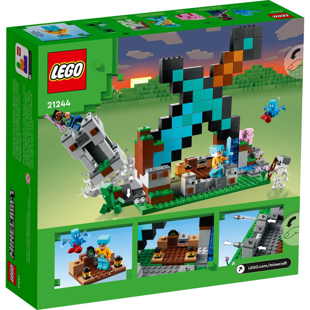 LEGO® Minecraft® The Sword Outpost 427 Piece Building Kit (21244)