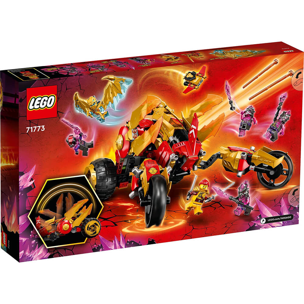 LEGO® NINJAGO® Kai’s Golden Dragon Raider 71773 Building Kit (624 Pieces)