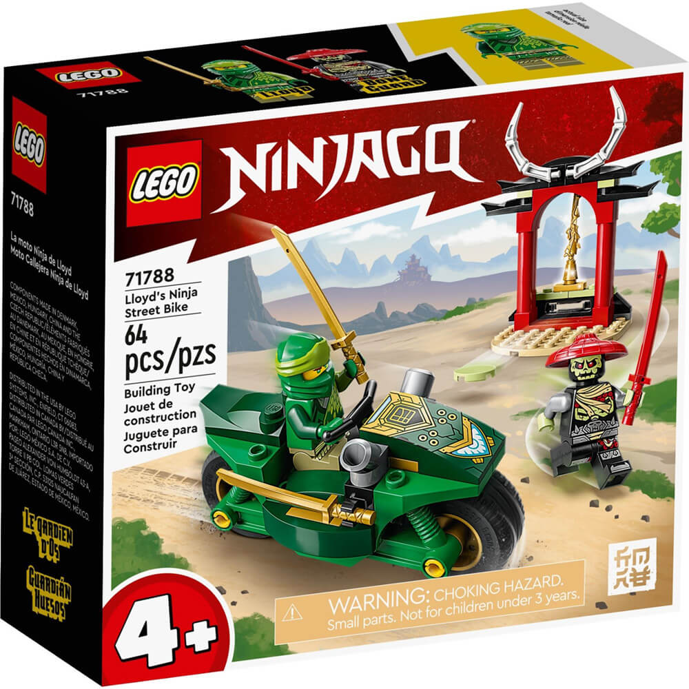 LEGO® Ninjago® Lloyd’s Ninja Street Bike 64 Piece Building Kit (71788)