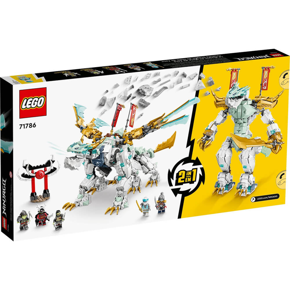 LEGO® Ninjago® Zane’s Ice Dragon Creature 973 Piece Building Kit (71786)