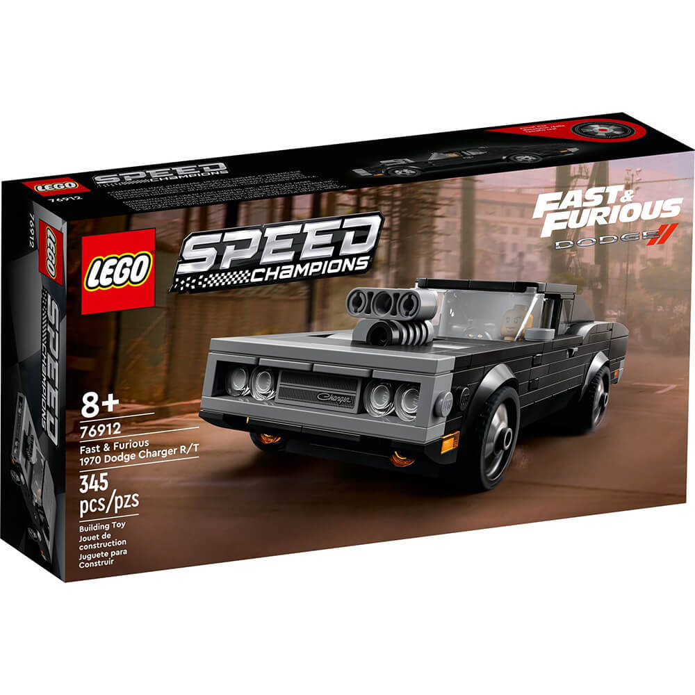 LEGO® Speed Champions Fast & Furious 1970 Dodge Charger R/T 76912 Model (345 Pieces)