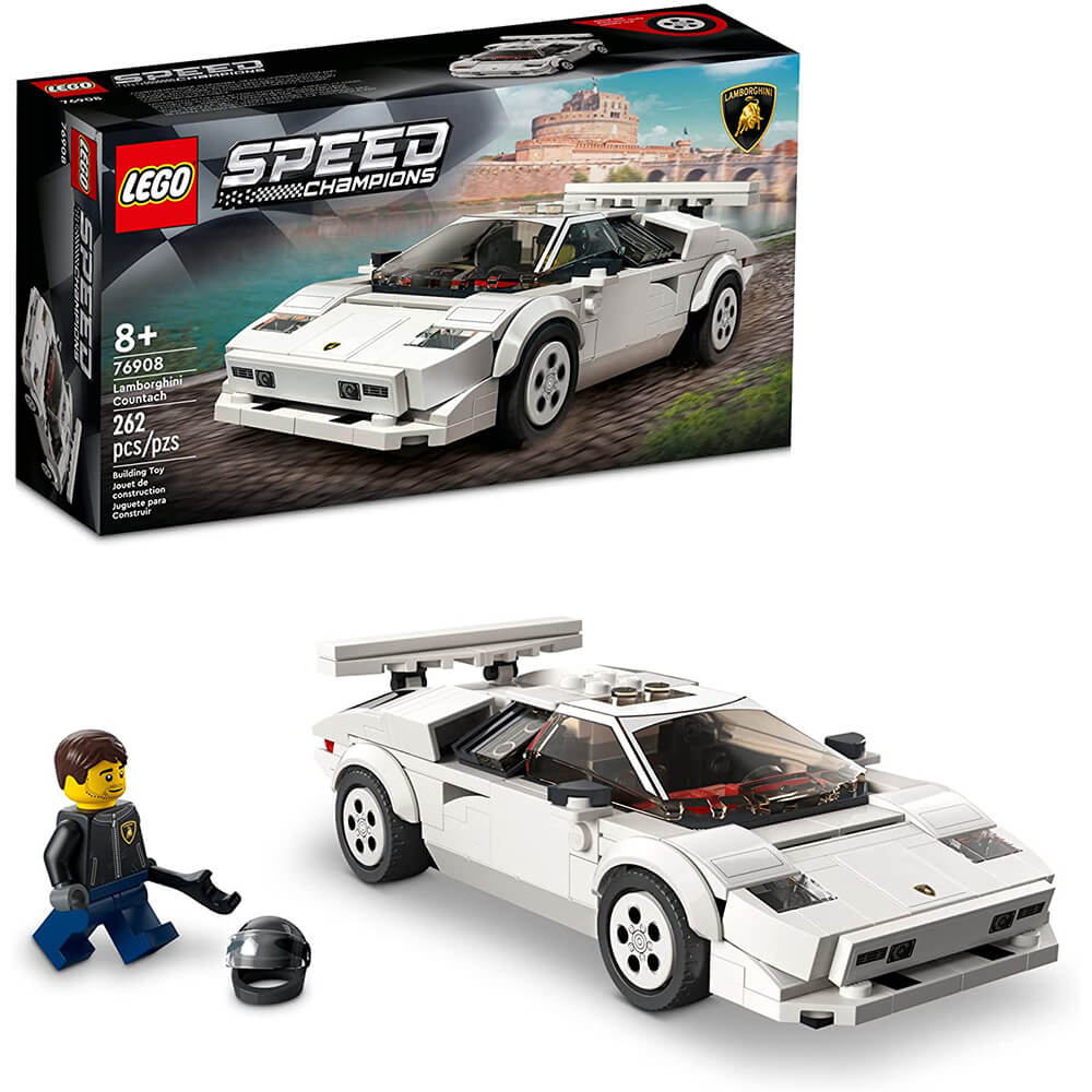 LEGO Speed Champions Lamborghini Countach 262 Piece Building Set (76908)