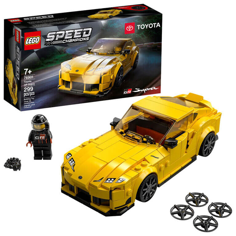 LEGO Speed Champions Toyota GR Supra 299 Piece Building Set (76901)