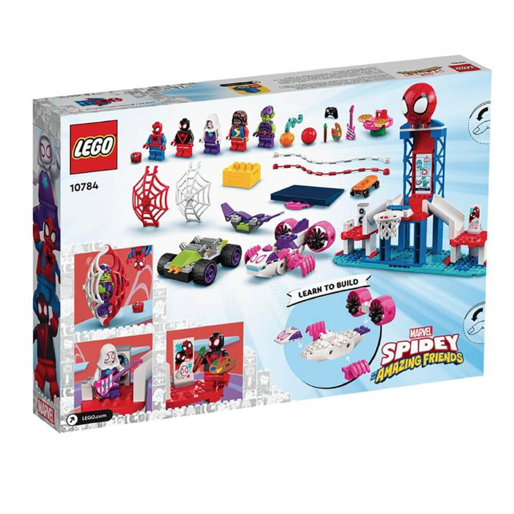 LEGO Spidey Amazing Friends Spider-Man Webquarters Hangout 155 Piece Building Set (10784)