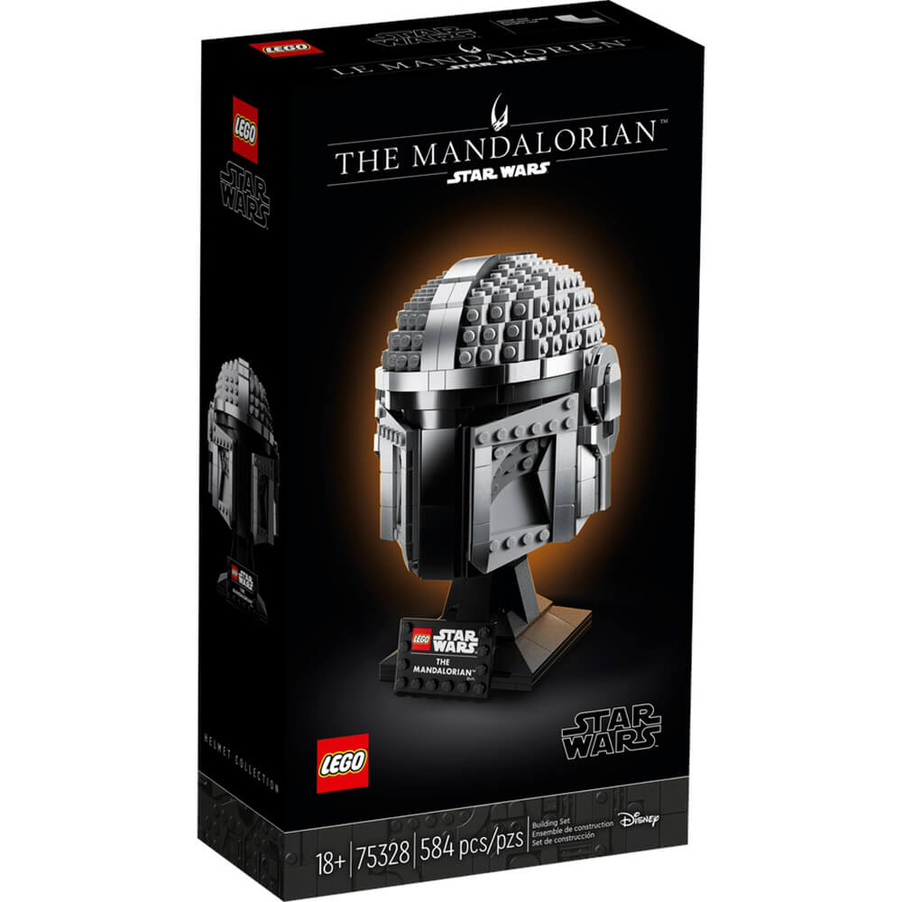 LEGO Star Wars The Mandalorian™ Helmet 584 Piece Building Set (75328)