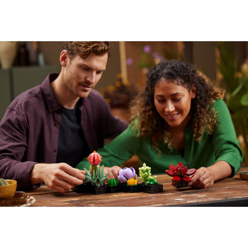 lego creator succulents LEGO® Creator Expert Succulents 10309 Plant Decor Building Kit (771 Pieces)