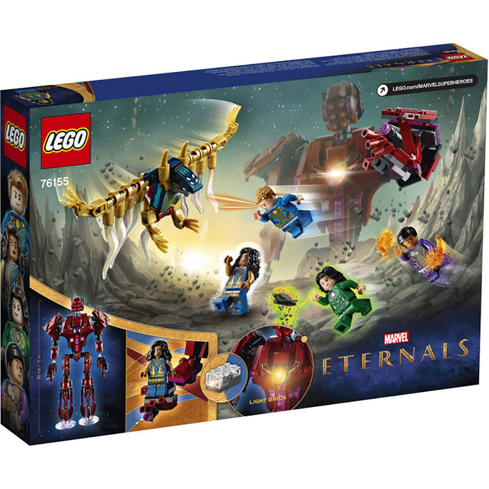 LEGO Super Heroes Eternals In Arishem's Shadow 493 Piece Building Set (76155)