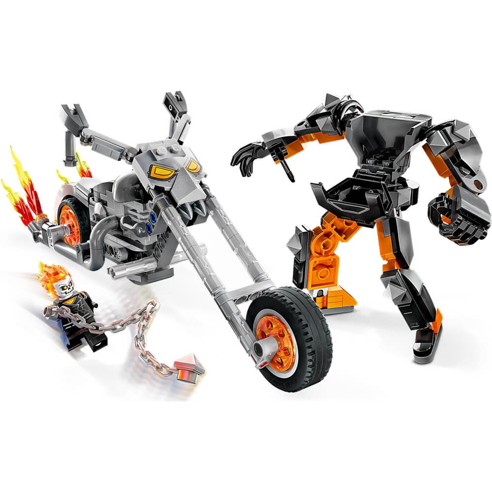 LEGO® Super Heroes Marvel Ghost Rider Mech & Bike 264 Piece Building Kit (76245)