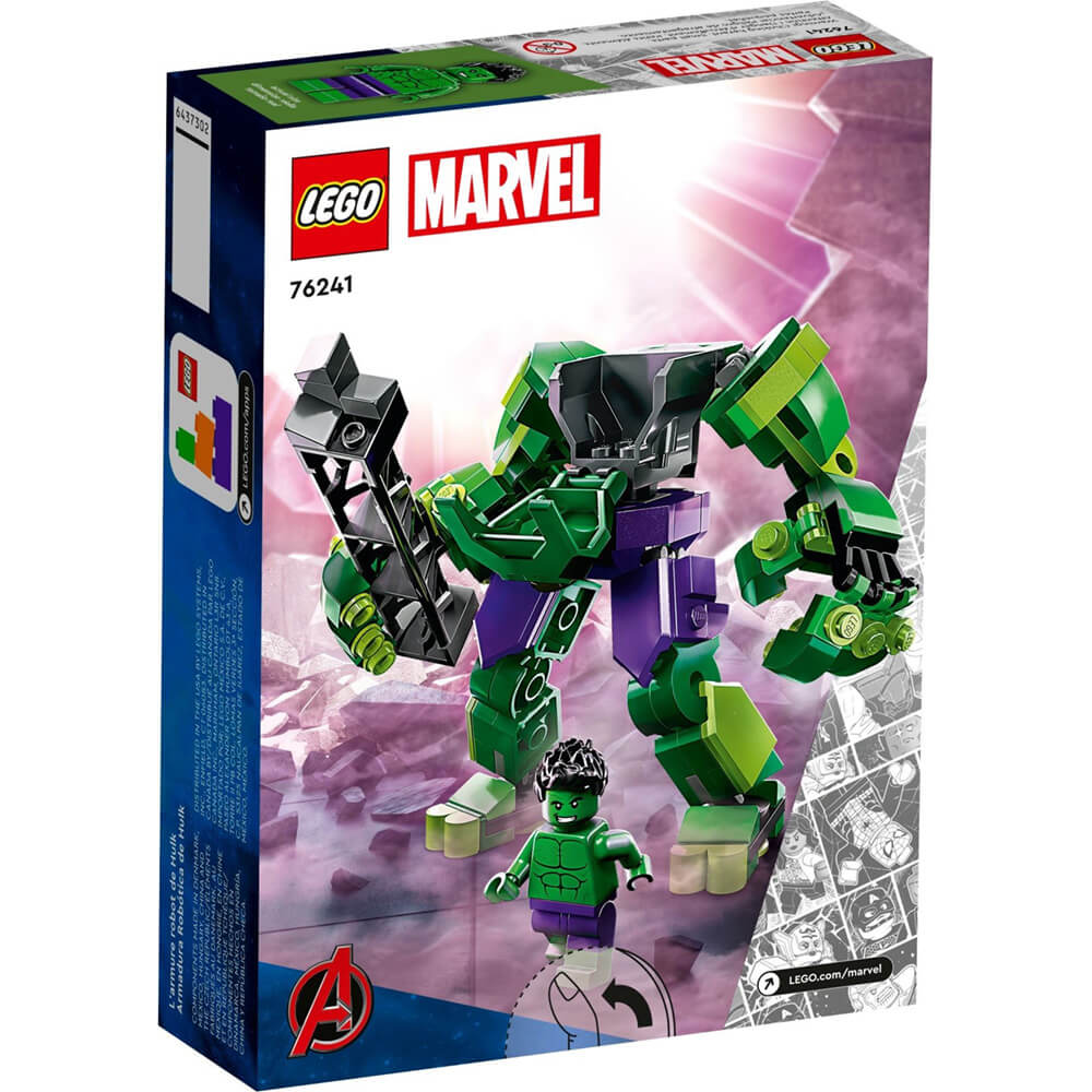 Super Heroes Marvel Hulk Mech Armor 138 Piece Building Kit (76241)