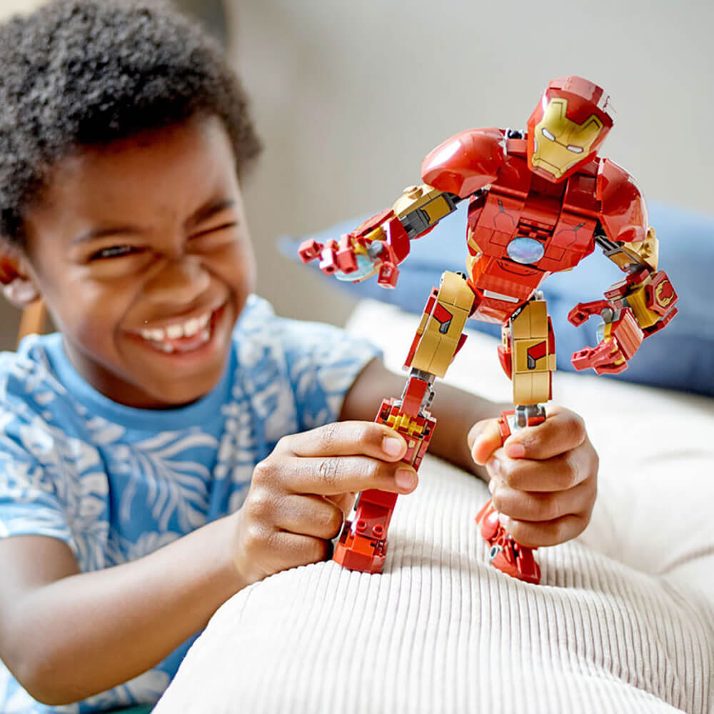 LEGO Super Heroes Marvel Iron Man Figure 381 Piece Building Set (76206)