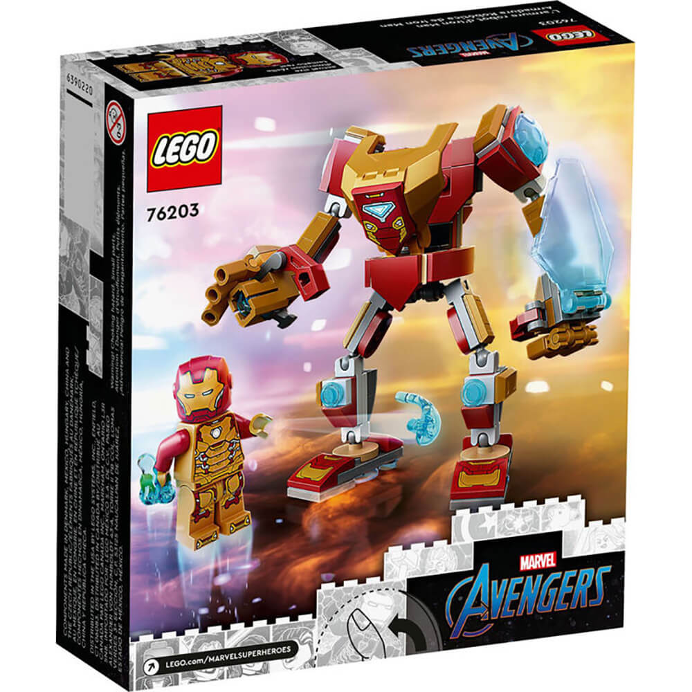 LEGO Super Heroes Marvel Iron Man Mech Armor 130 Piece Building Set (76203)