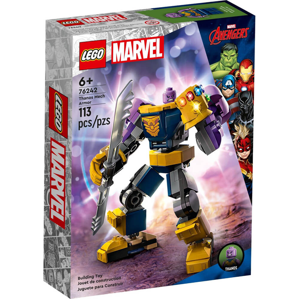 LEGO® Super Heroes Marvel Thanos Mech Armor 113 Piece Building Kit (76242)