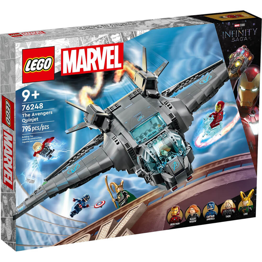 LEGO® Super Heroes Marvel The Avengers Quinjet 795 Piece Building Kit (76248)