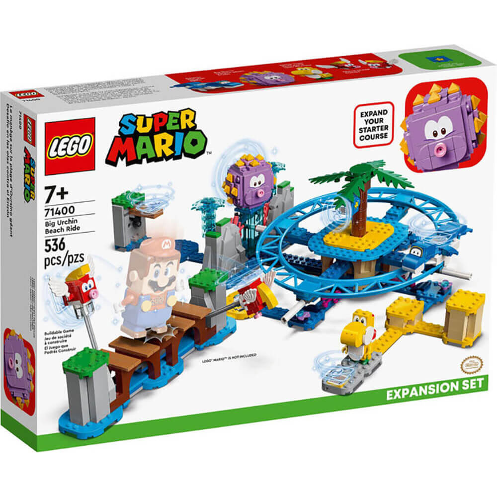 LEGO Super Mario Big Urchin Beach Ride Expansion 536 Piece Building Set (71400)