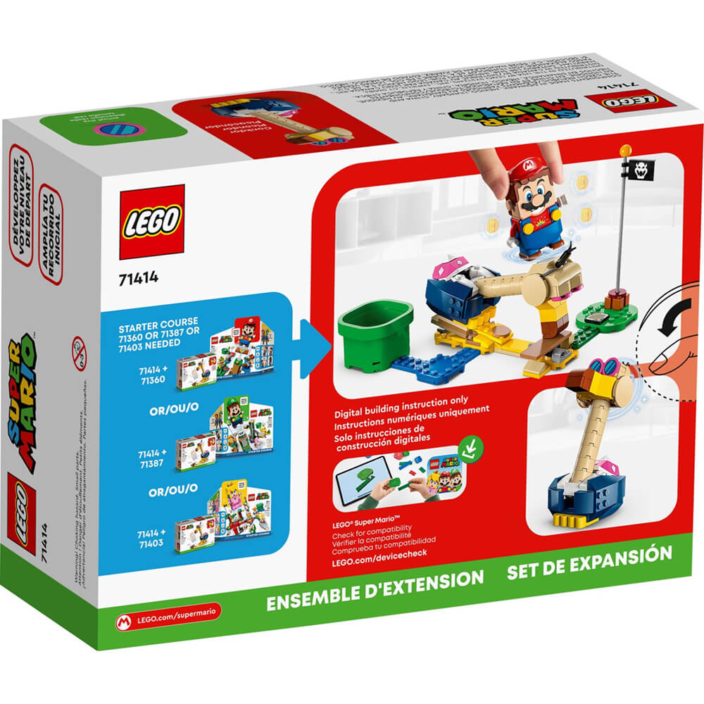 LEGO® Super Mario™ Conkdor's Noggin Bopper Expansion Set 130 Piece Building Kit (71414)