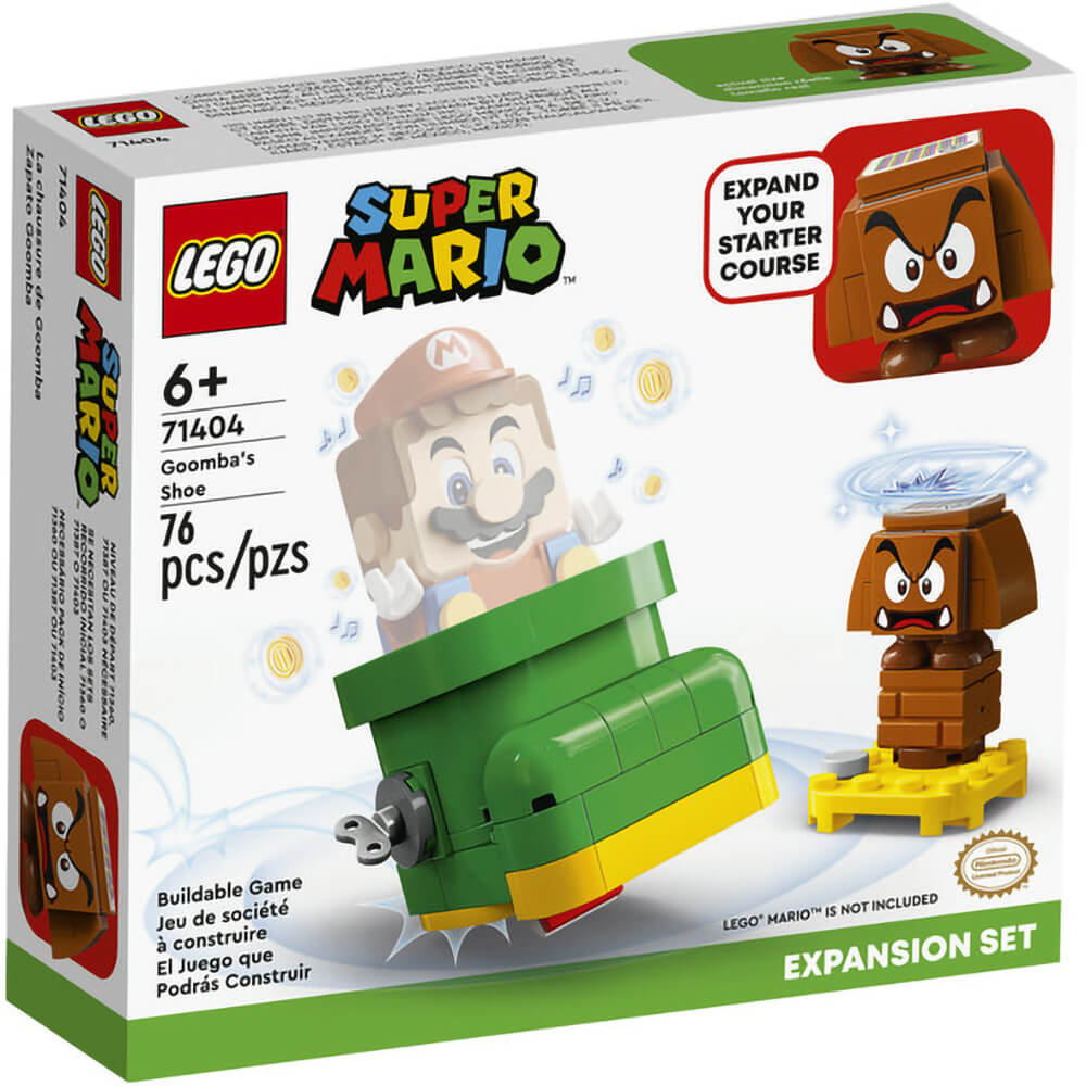 LEGO® Super Mario™ Goomba’s Shoe Expansion Set 71404 Building Kit (76 Pcs)