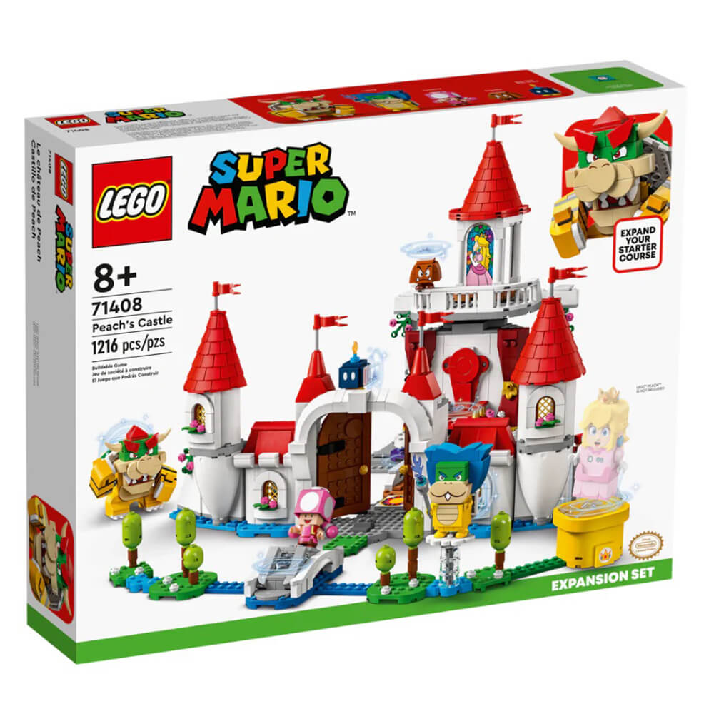 LEGO® Super Mario™ Peach’s Castle Expansion Set 71408 Building Kit (1,216 Pieces)