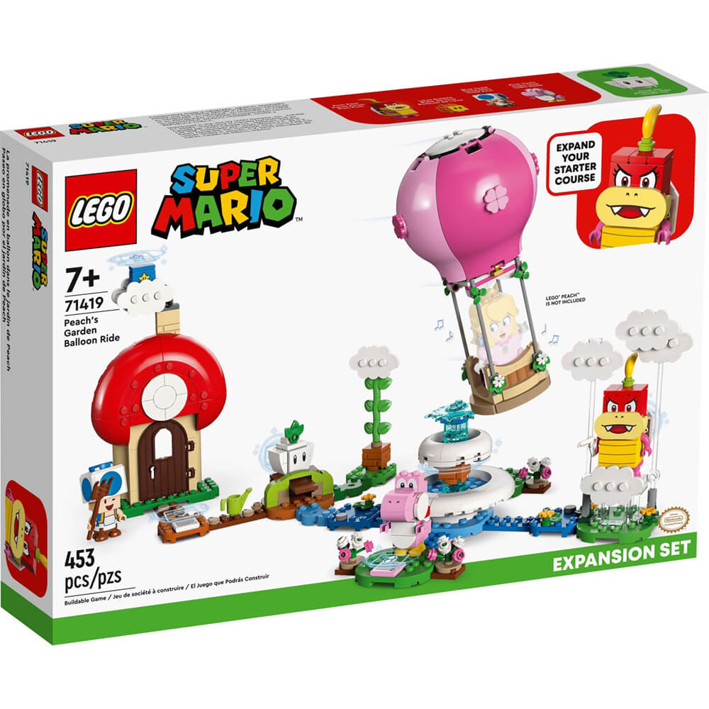 LEGO® Super Mario™ Peach's Garden Balloon Ride Expansion Set 453 Piece Building Kit (71419)