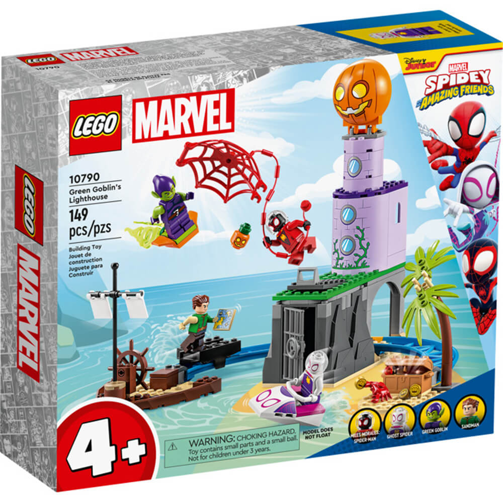 LEGO® Team Spidey at Green Goblin's Lighthouse 149 Piece Building Set (10790)