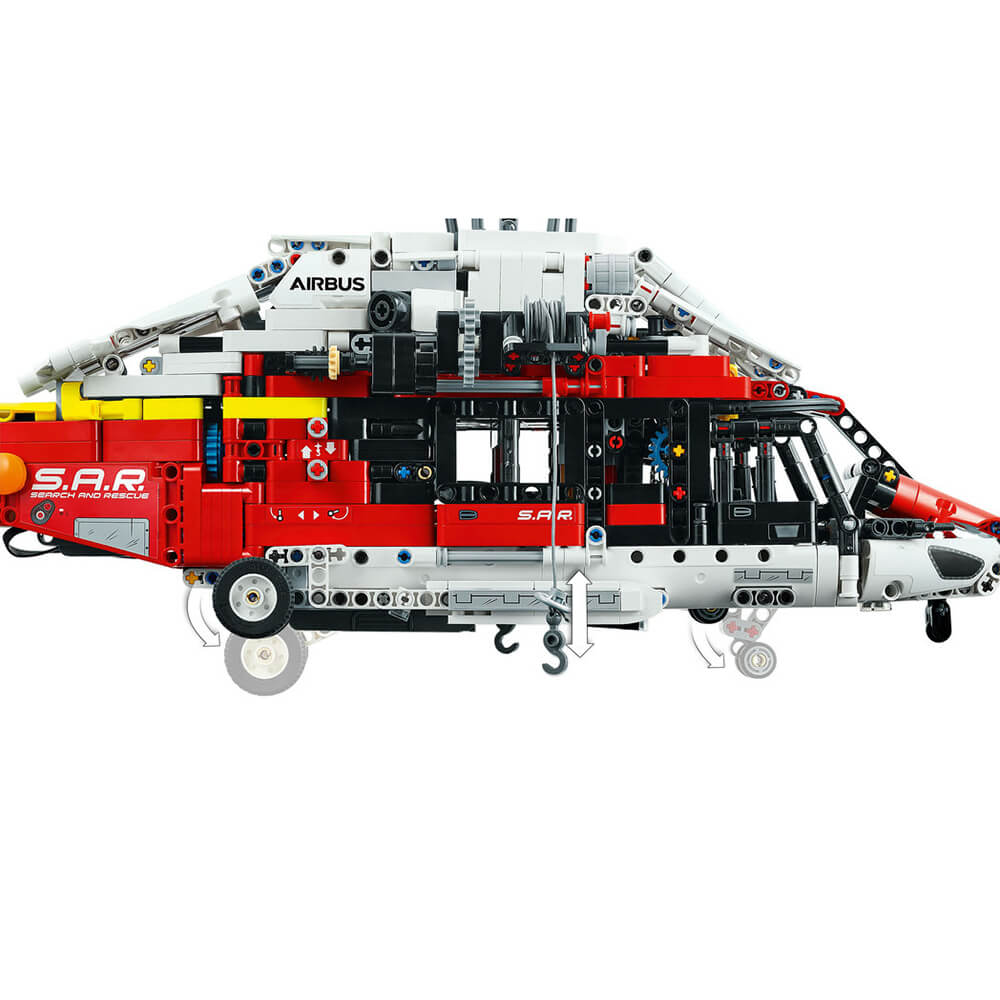 LEGO® Technic™ Airbus H175 Rescue Helicopter 42145 Model Building Kit (2,001 Pieces)