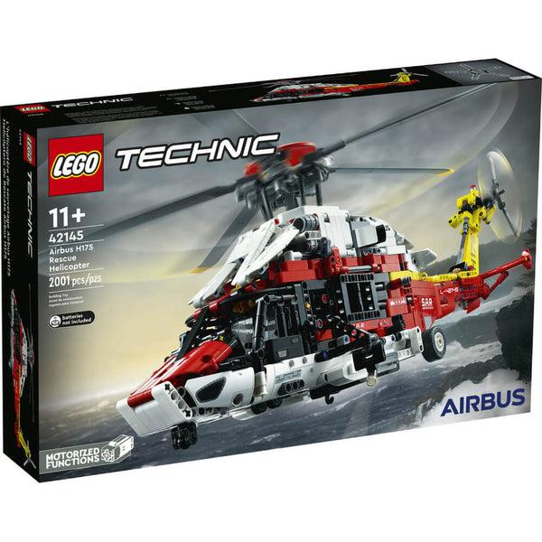 tro kompensere Jernbanestation LEGO® Technic™ Airbus H175 Rescue Helicopter 42145 Model Building Kit  (2,001 Pieces)