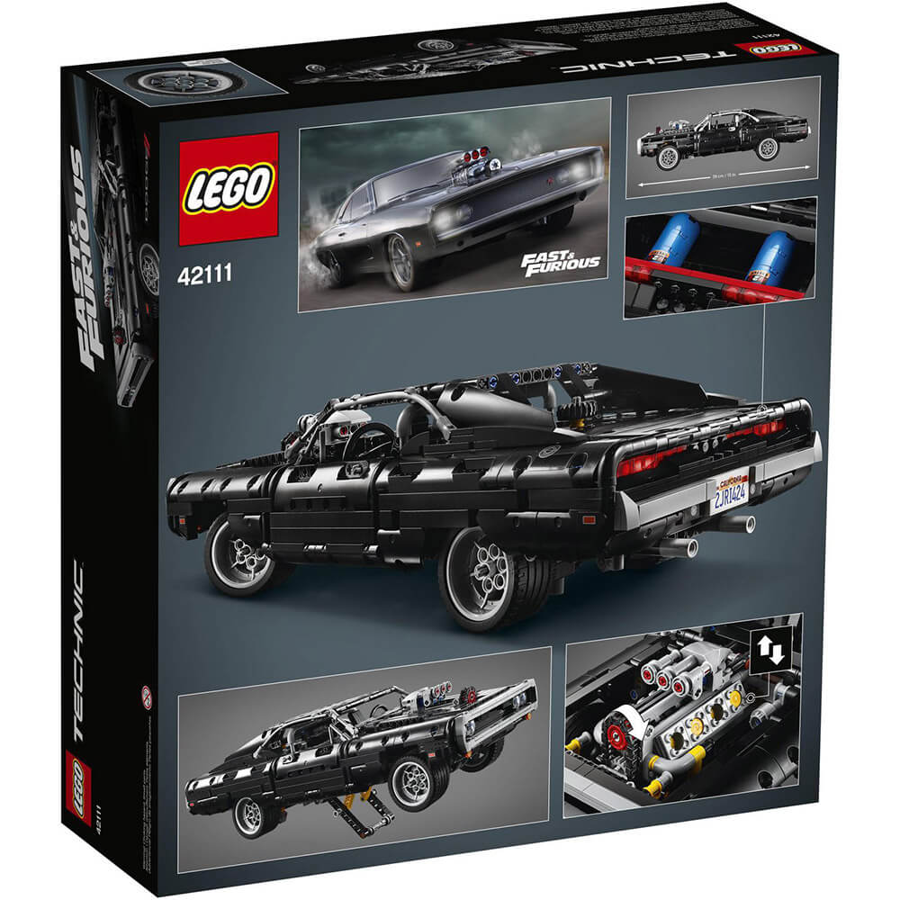 LEGO® Technic™ Dom’s Dodge Charger (42111) Building Kit (1,077 Pieces)