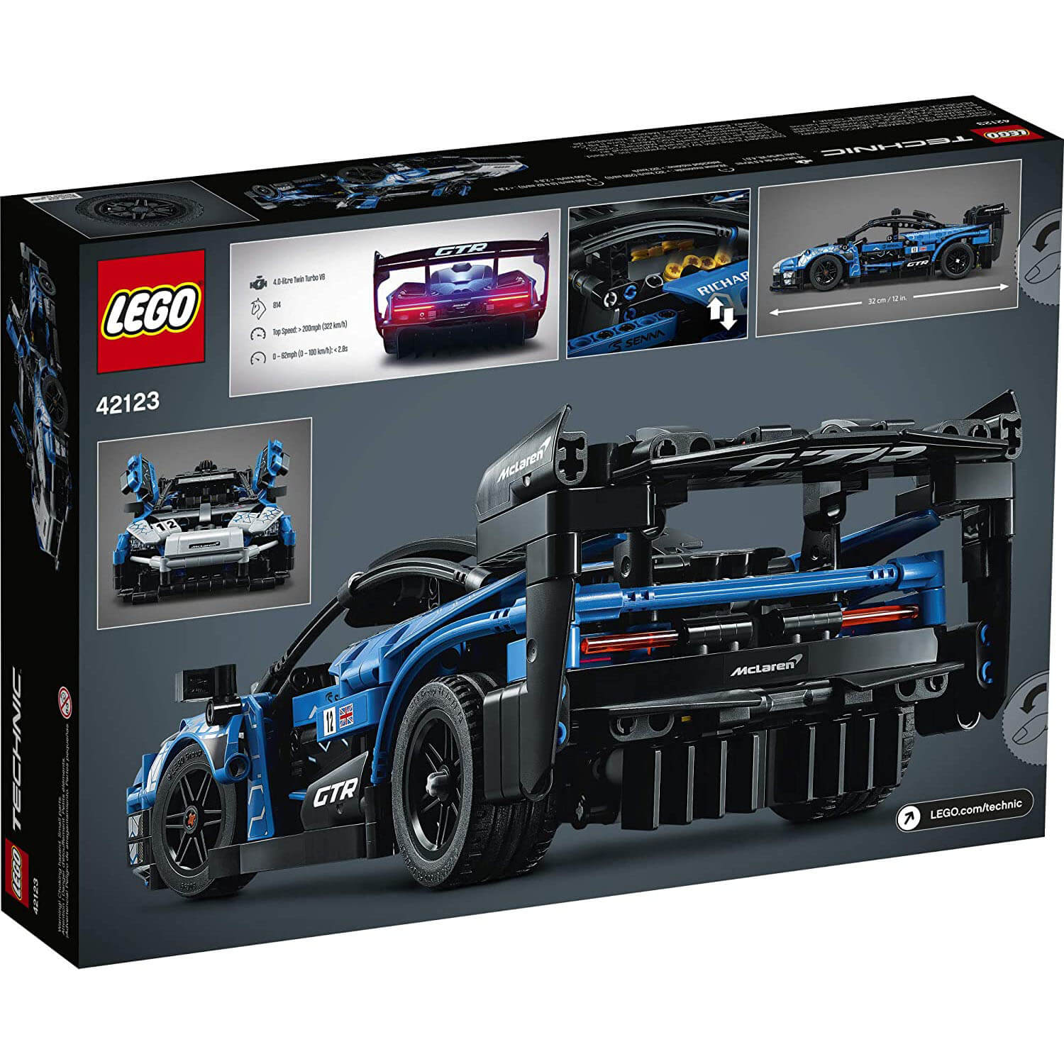 LEGO Technic McLaren Senna GTR 830 Piece Building Set (42123)