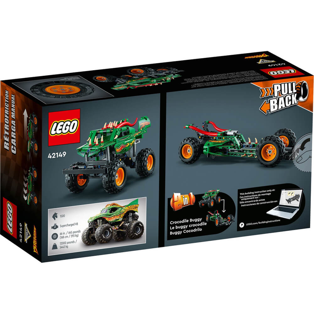 LEGO® Technic™ Monster Jam™ Dragon™ 217 Piece Building Kit (42149)