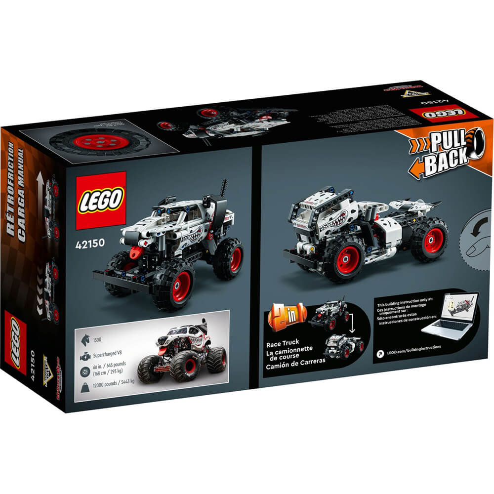 LEGO® Technic™ Monster Jam™ Monster Mutt™ Dalmatian 244 Piece Building Kit (42150)