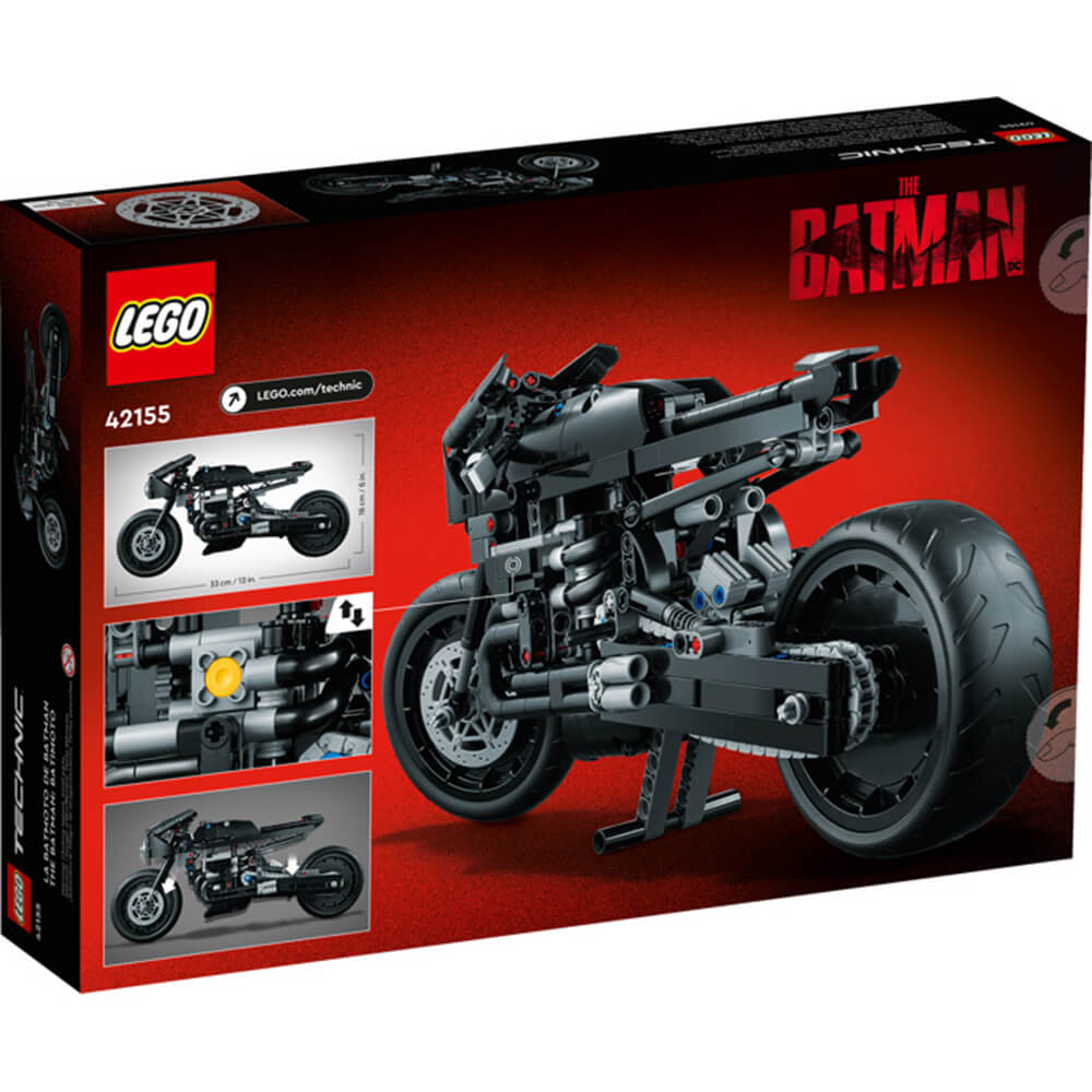 LEGO® Technic THE BATMAN Batcycle™ 641 Piece Building Kit (42155)