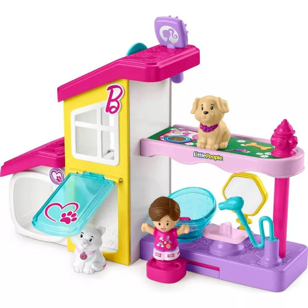 Little People Barbie Play and Care Pet Spa Playset