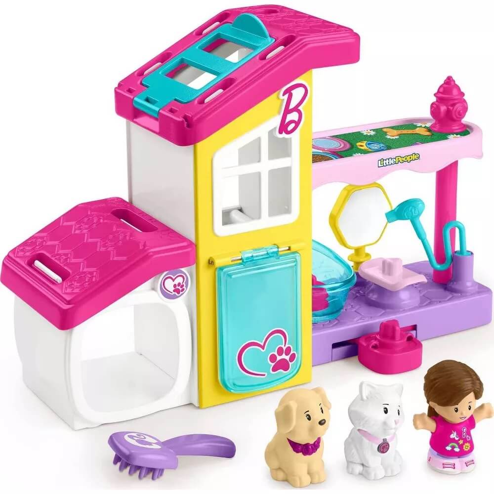 Little People Barbie Play and Care Pet Spa Playset