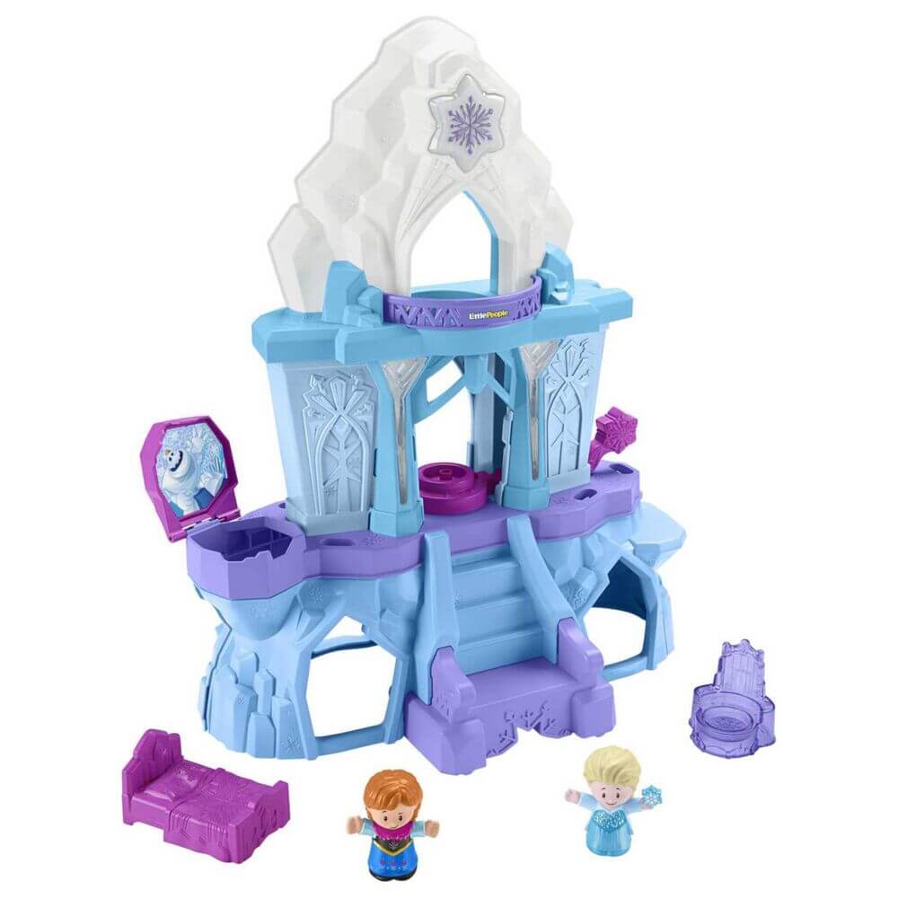 Little People Disney Frozen Elsa's Enchanted Lights Palace Playset