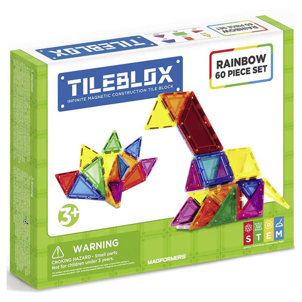 Tileblox Rainbow 60 Piece