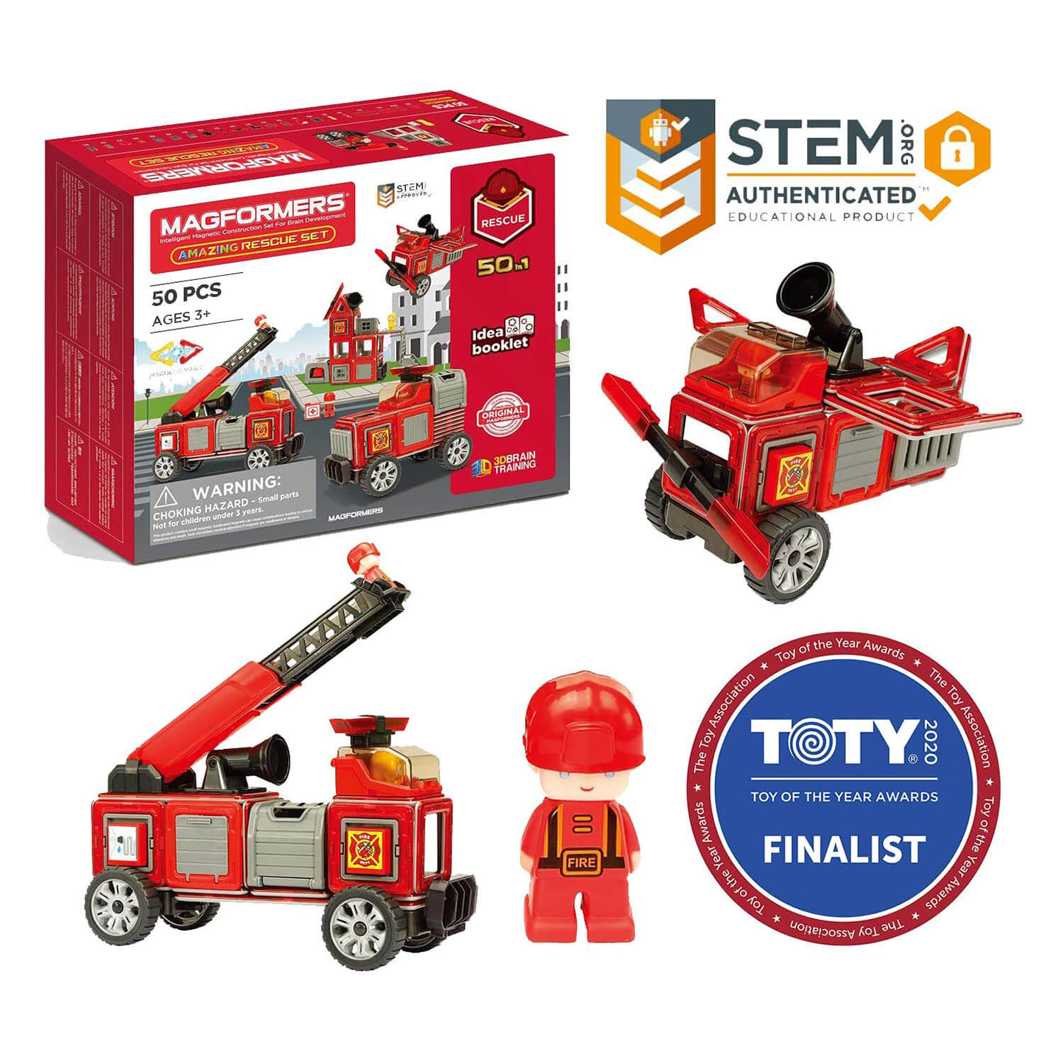 Magformers Amazing Rescue 50 Piece Set