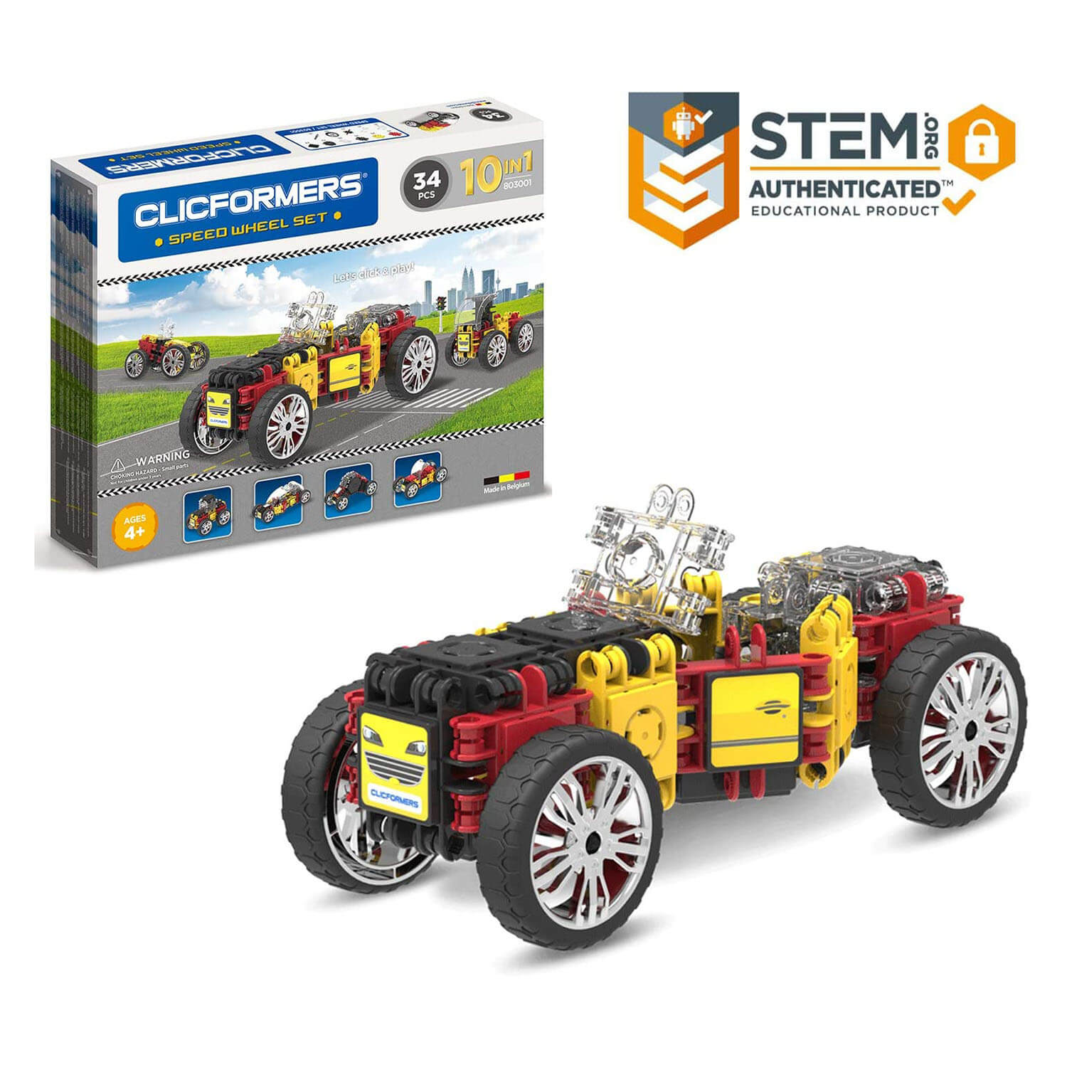 Clickformers Speed Wheel Set 34 Piece