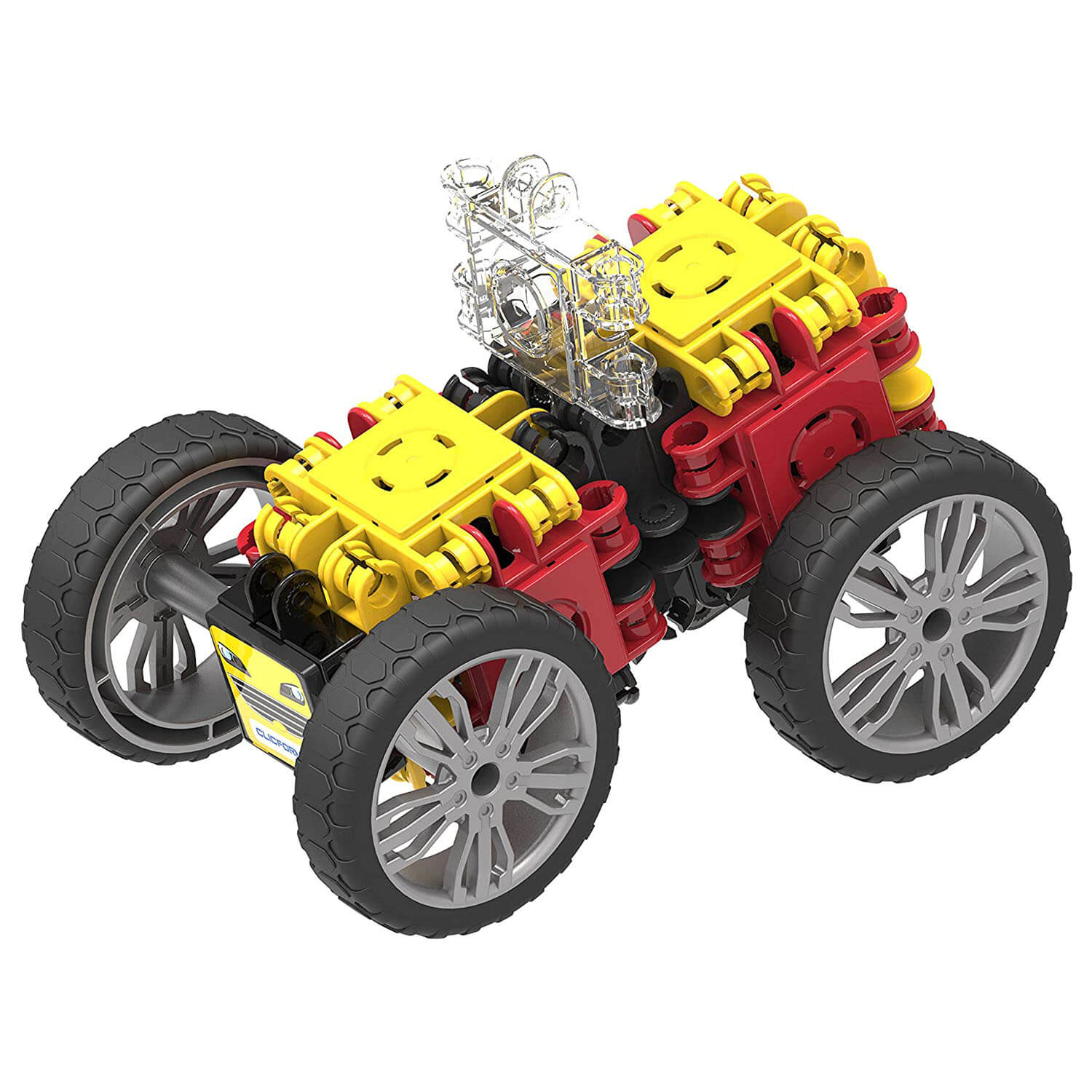 Front view of the Clickformers Speed Wheel Set 34 Piece.
