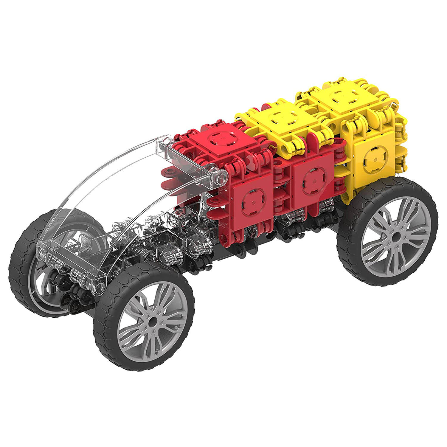 Front view of the clicformers car.