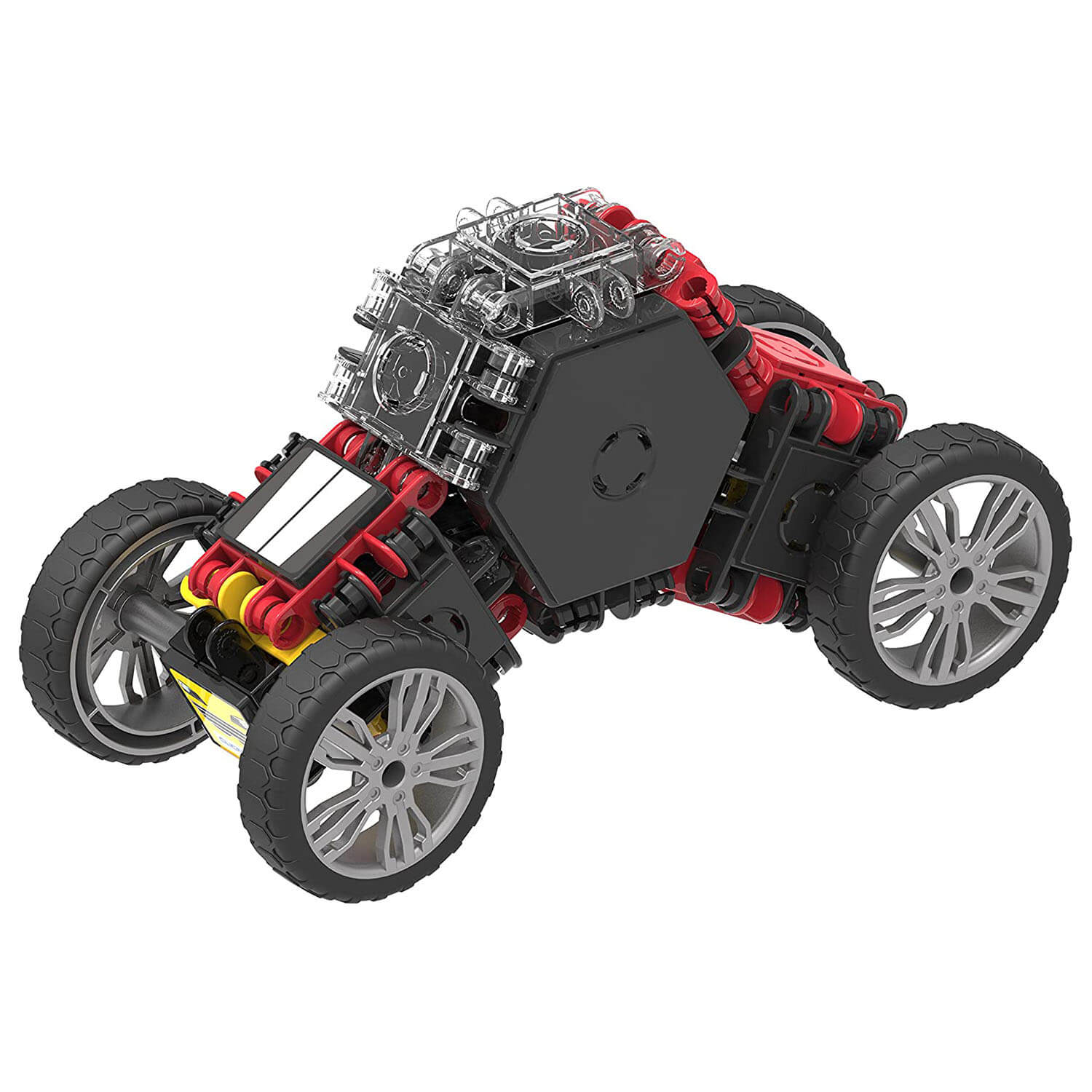 Front view of a built configuration.