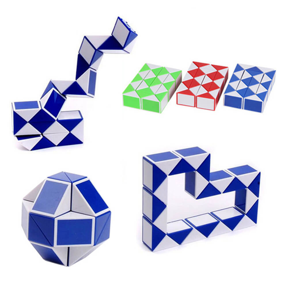 Magic Cube Snake Fidget (colors and styles may vary)